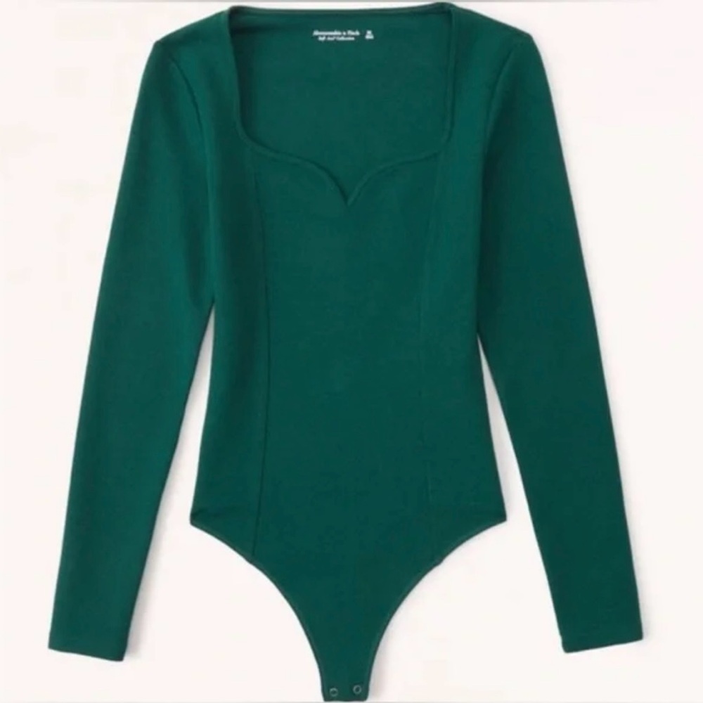 Abercrombie & Fitch Teal Long Sleeve Top